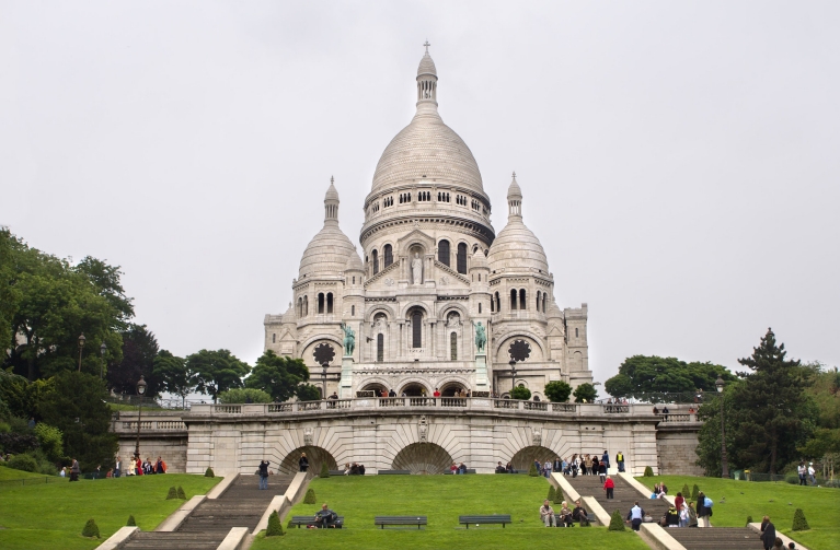 The Sacre Coeur in Paris France